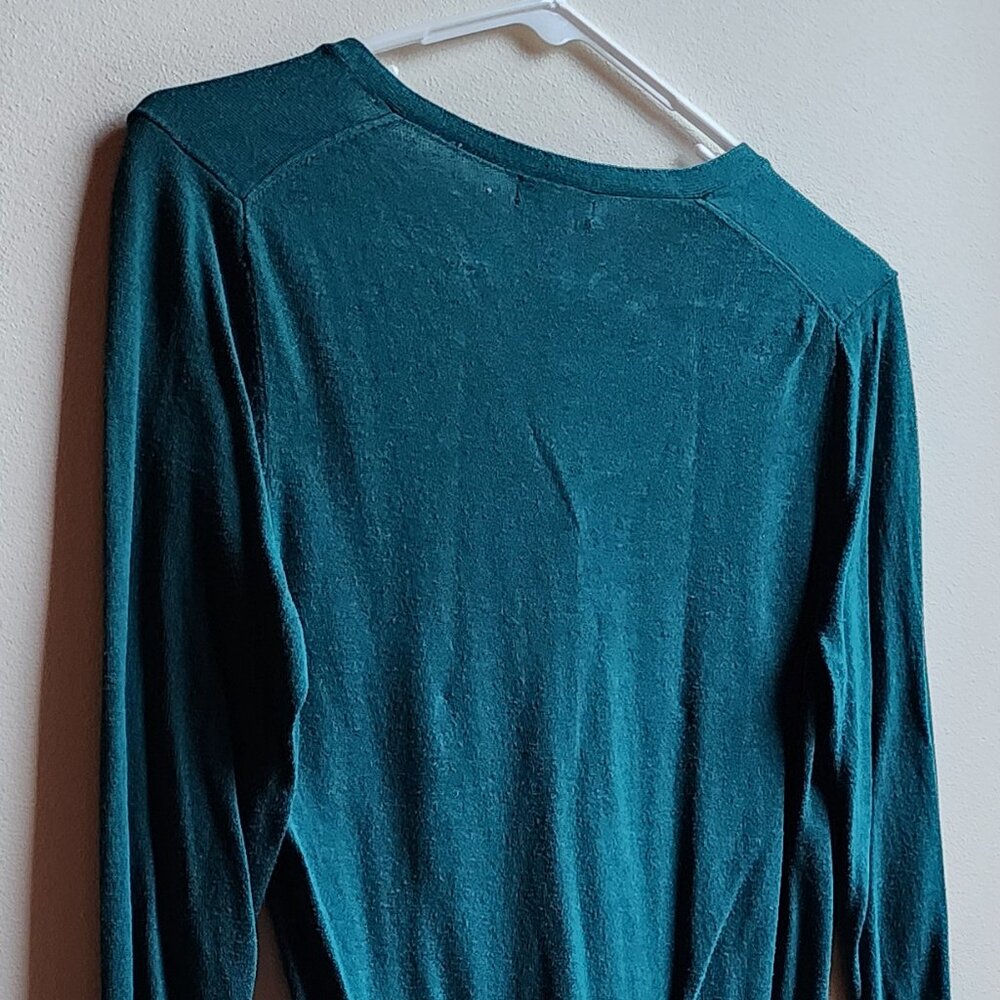 Old Navy Turquoise Button Down Cardigan Size Petite Small - Picture 9 of 12